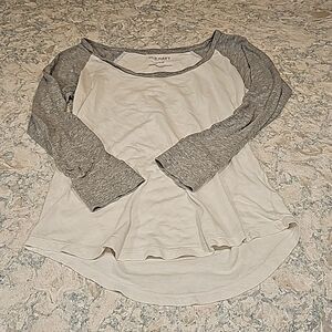 Baseball crew layering shirt.